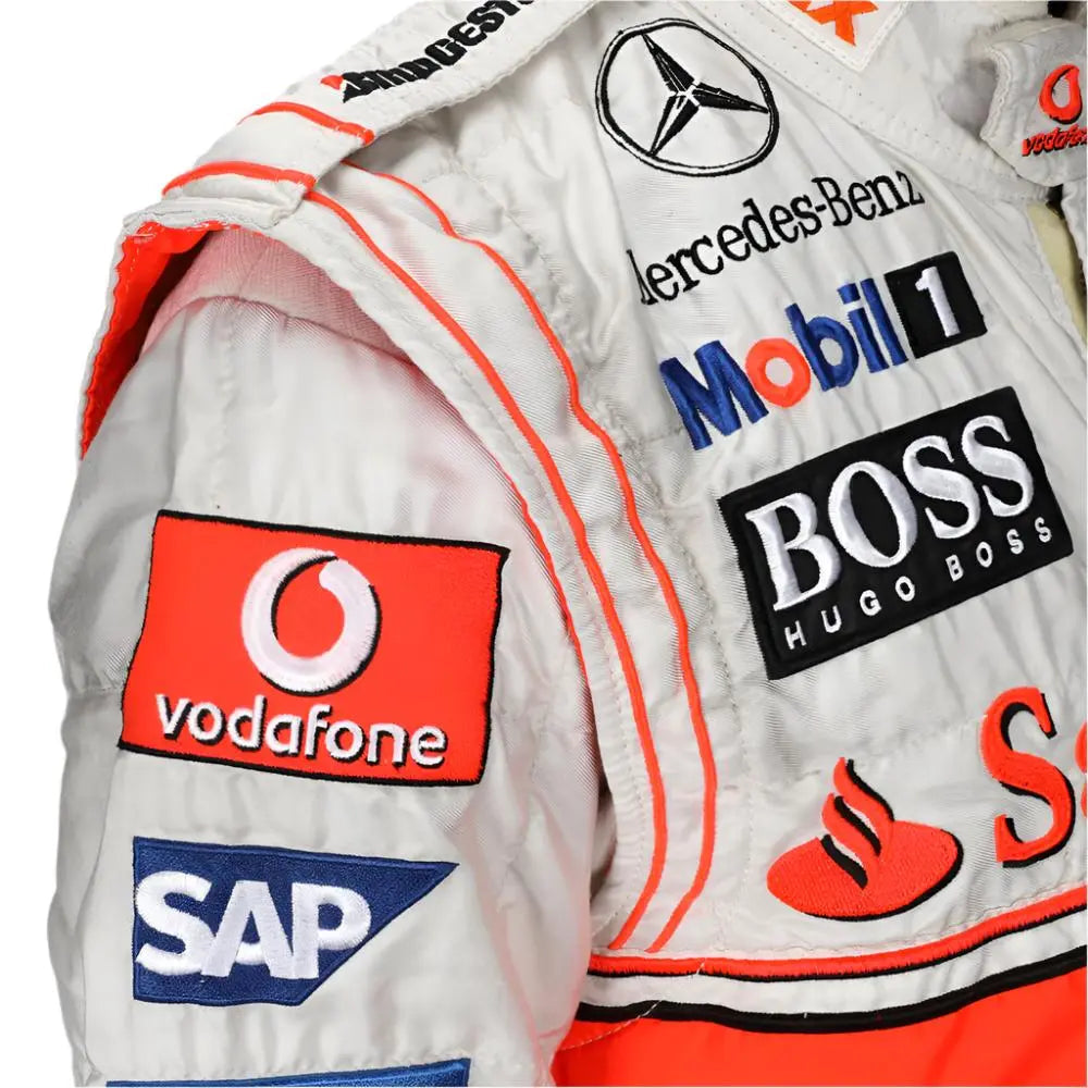 2007 Fernando Alonso McLaren F1 Embroidered Racing Suit
