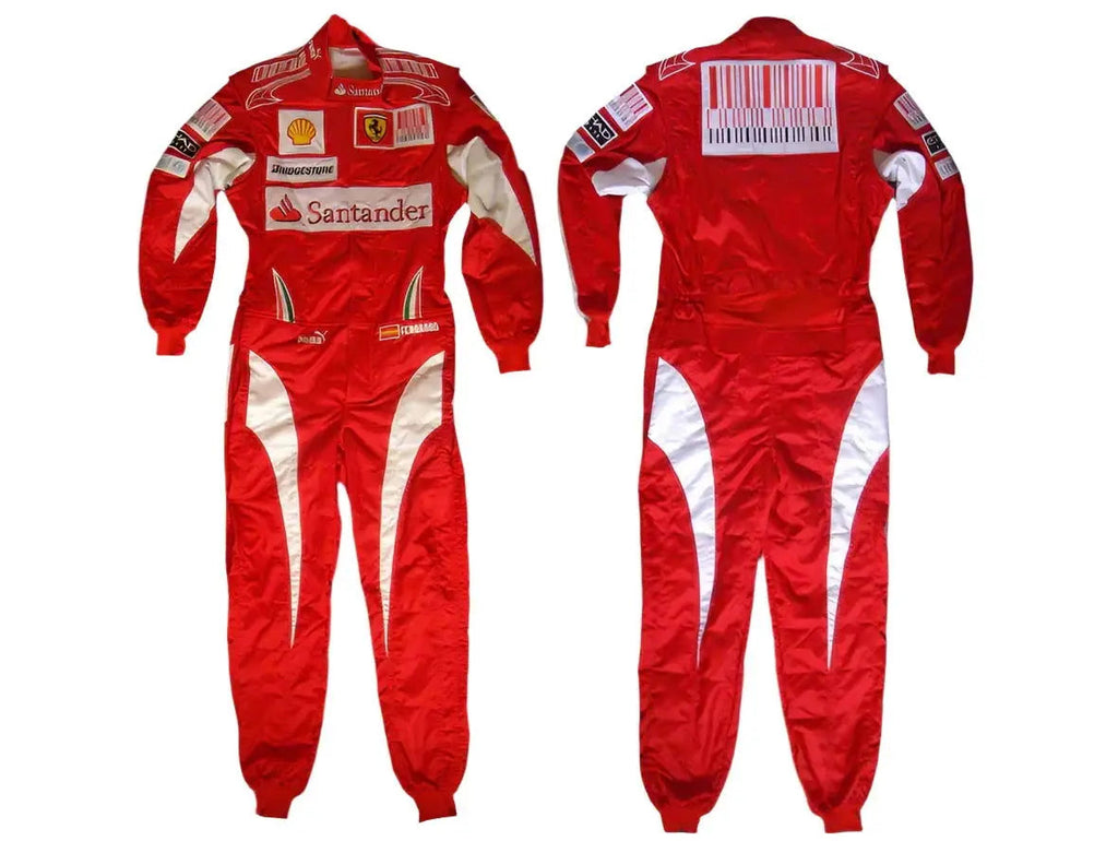 2010 Fernando Alonso Ferrari F1 Embroidered Racing Suit