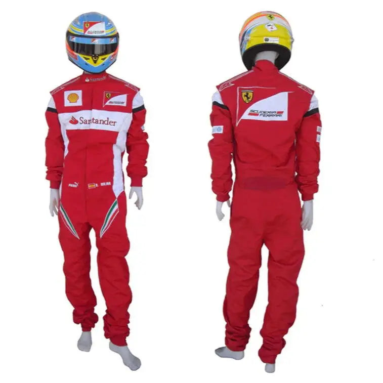 2013 Fernando Alonso Ferrari F1 Embroidered Racing Suit
