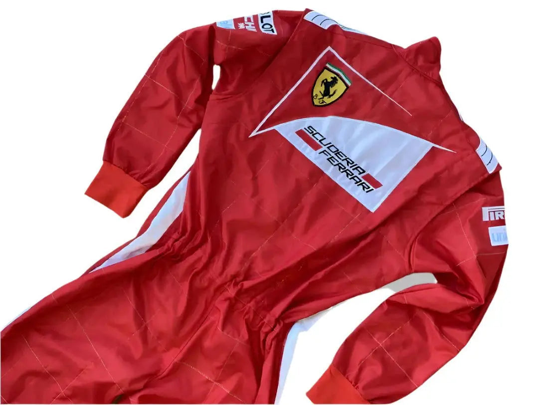 2014 Fernando Alonso Ferrari F1 Embroidered Racing Suit