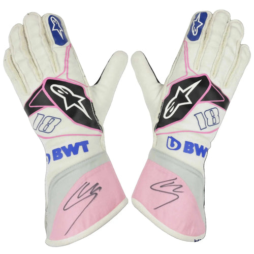 2019 Lance Stroll  BWT Race Spec Racing Point F1 Gloves