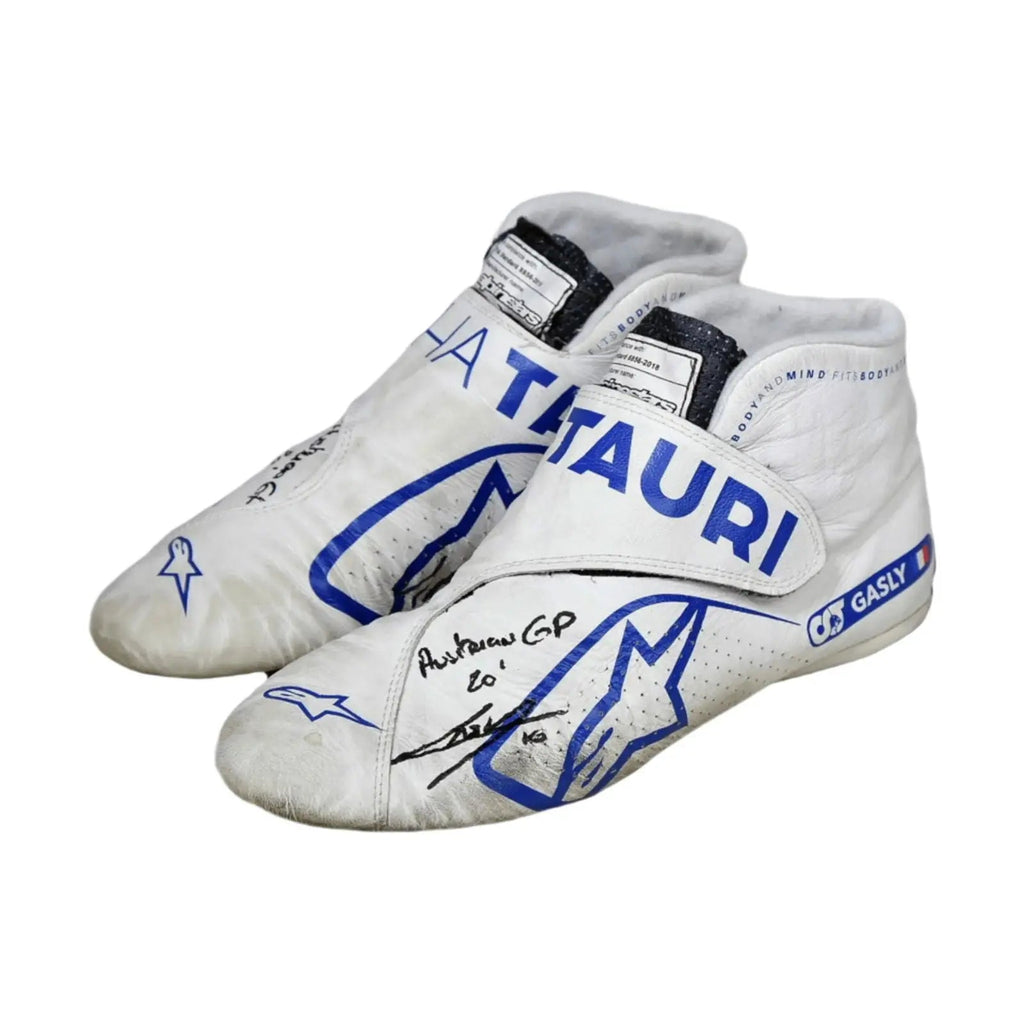 2020 Pierre Gasly Race Austrian Grand Prix's Scuderia  AlphaTauri F1 Boots