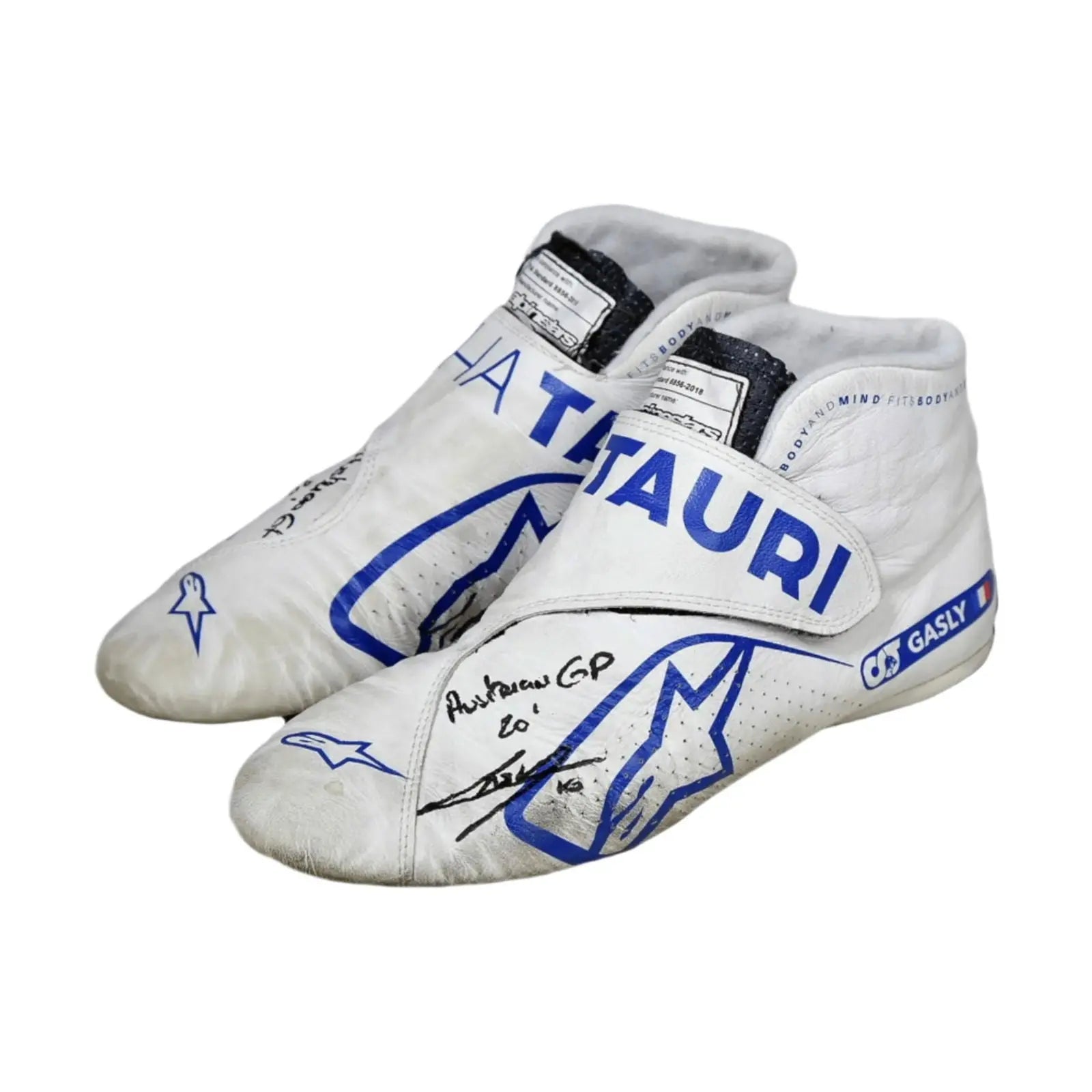 2020 Pierre Gasly Race Austrian Grand Prix's Scuderia  AlphaTauri F1 Boots
