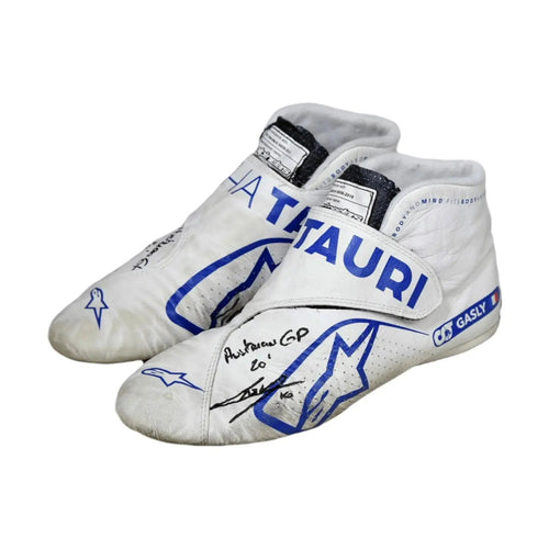 2020 Pierre Gasly Race Austrian Grand Prix's Scuderia  AlphaTauri F1 Boots