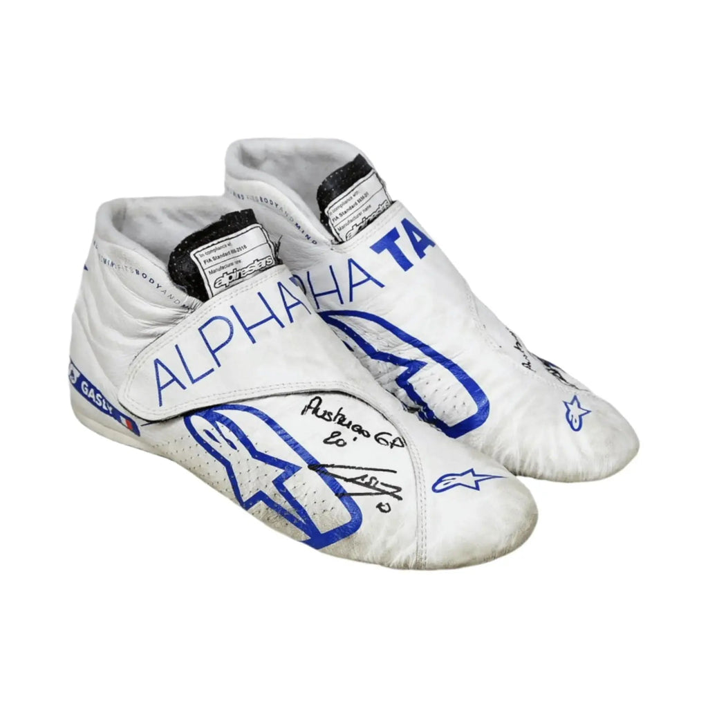 2020 Pierre Gasly Race Austrian Grand Prix's Scuderia  AlphaTauri F1 Boots