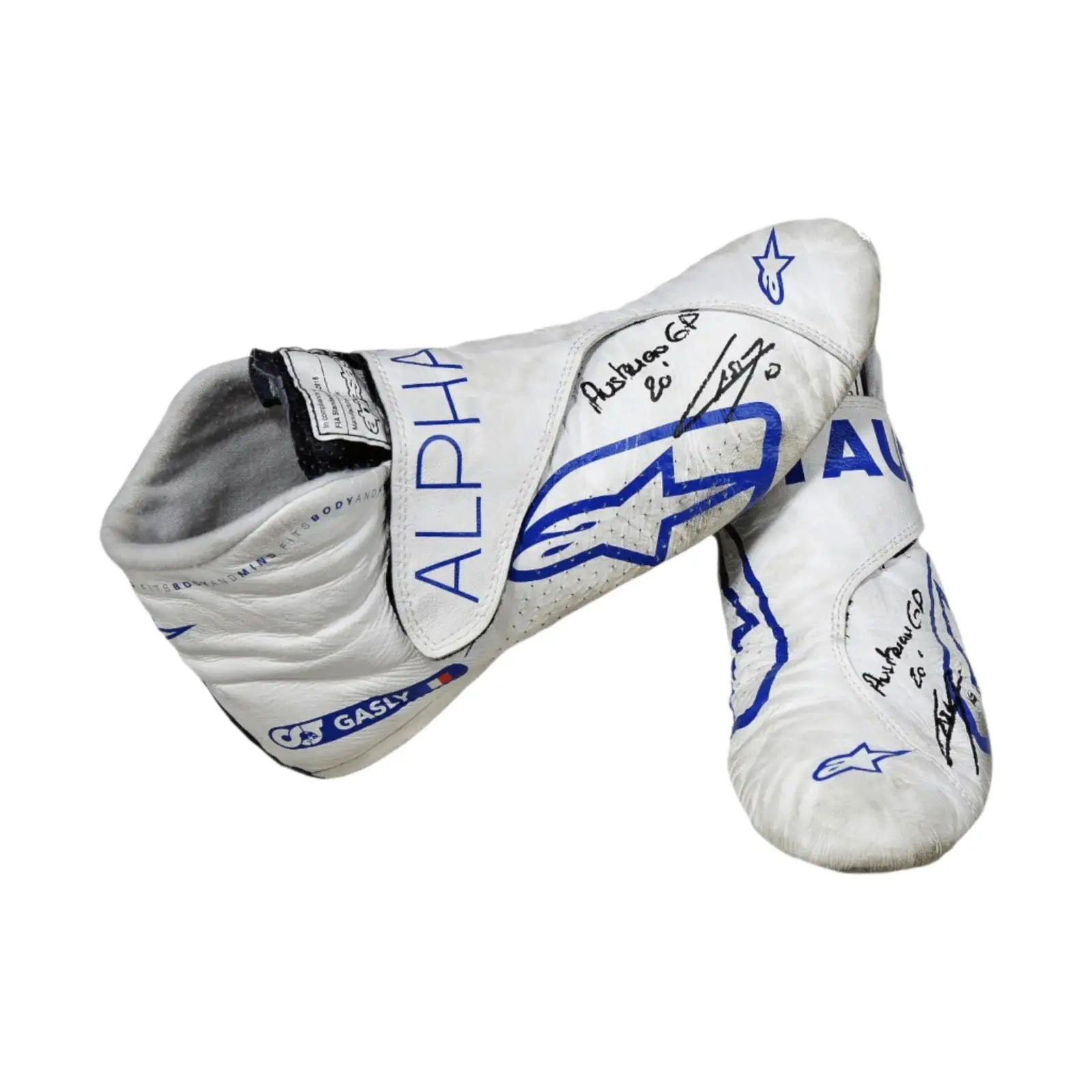 2020 Pierre Gasly Race Austrian Grand Prix's Scuderia  AlphaTauri F1 Boots
