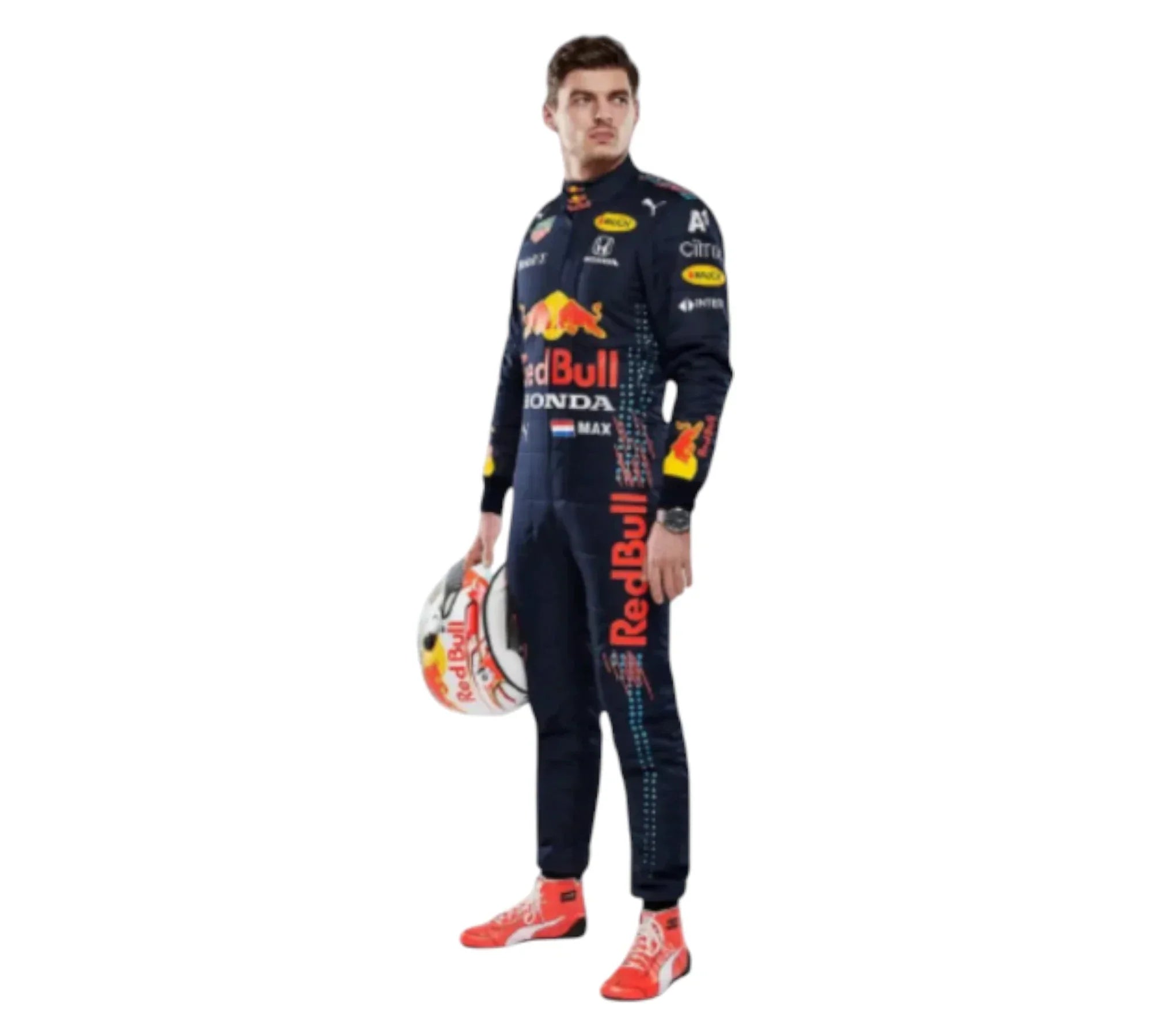 New 2021 Max Verstappen Red Bull F1 Racing Replica Suit