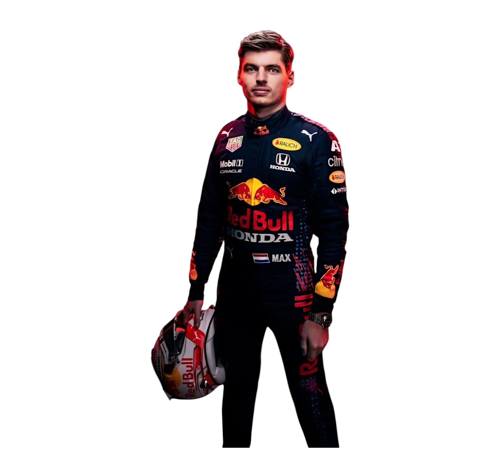 New 2021 Max Verstappen Red Bull F1 Racing Replica Suit