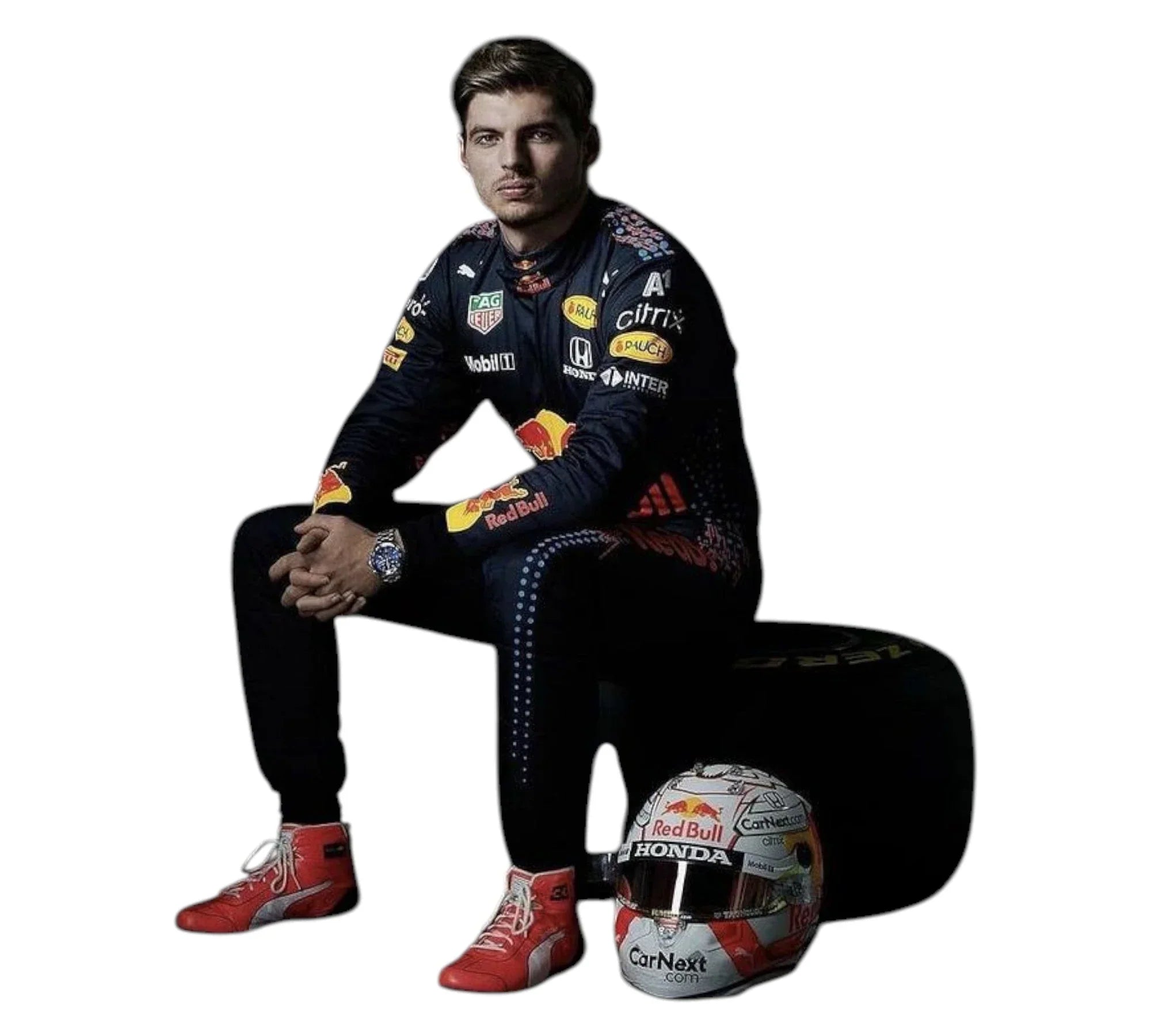 New 2021 Max Verstappen Red Bull F1 Racing Replica Suit