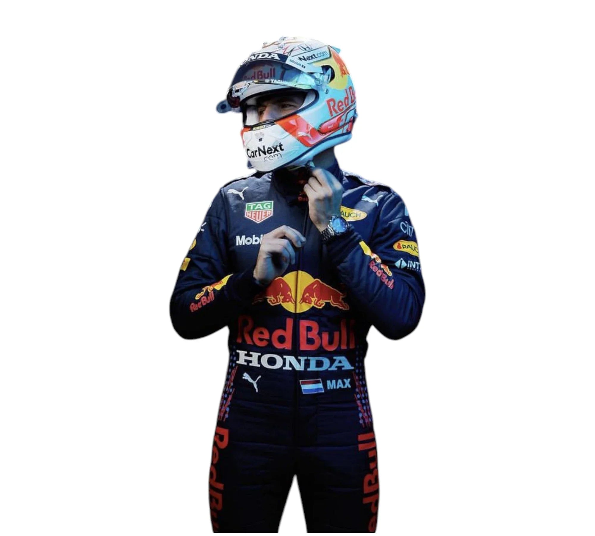 New 2021 Max Verstappen Red Bull F1 Racing Replica Suit