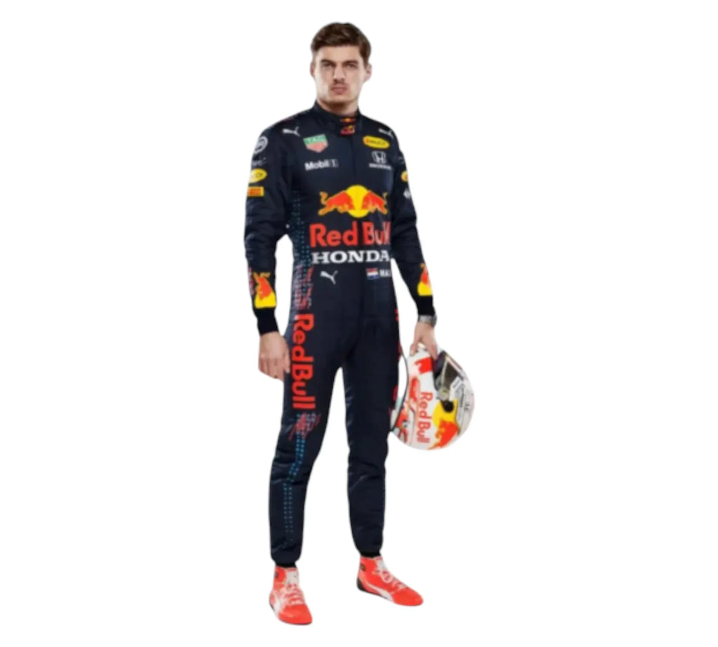New 2021 Max Verstappen Red Bull F1 Racing Replica Suit