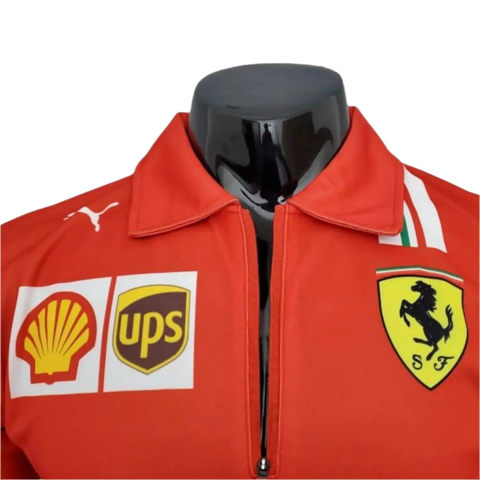 2021 Ferrari Formula One Racing Polo Zipper Shirt