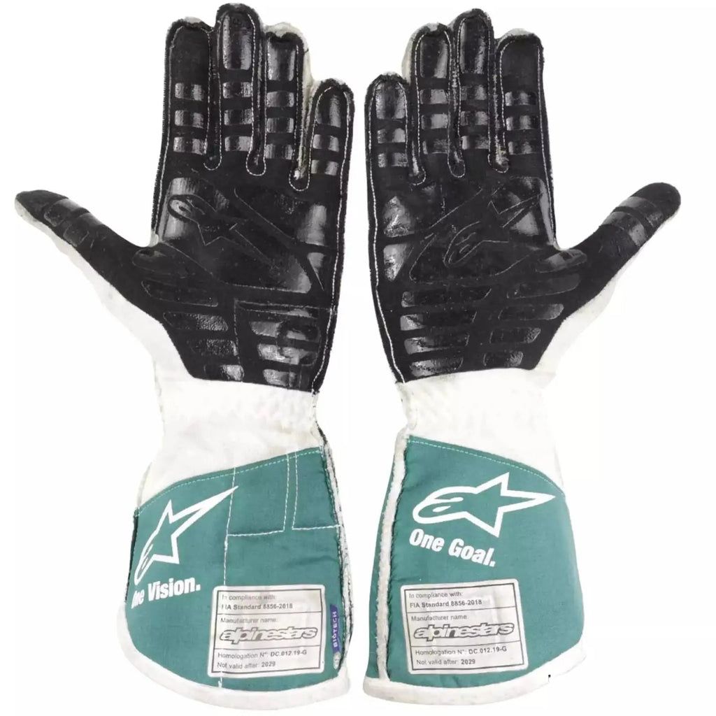 2021 Lance Stroll Aston Martin F1 Racing Gloves