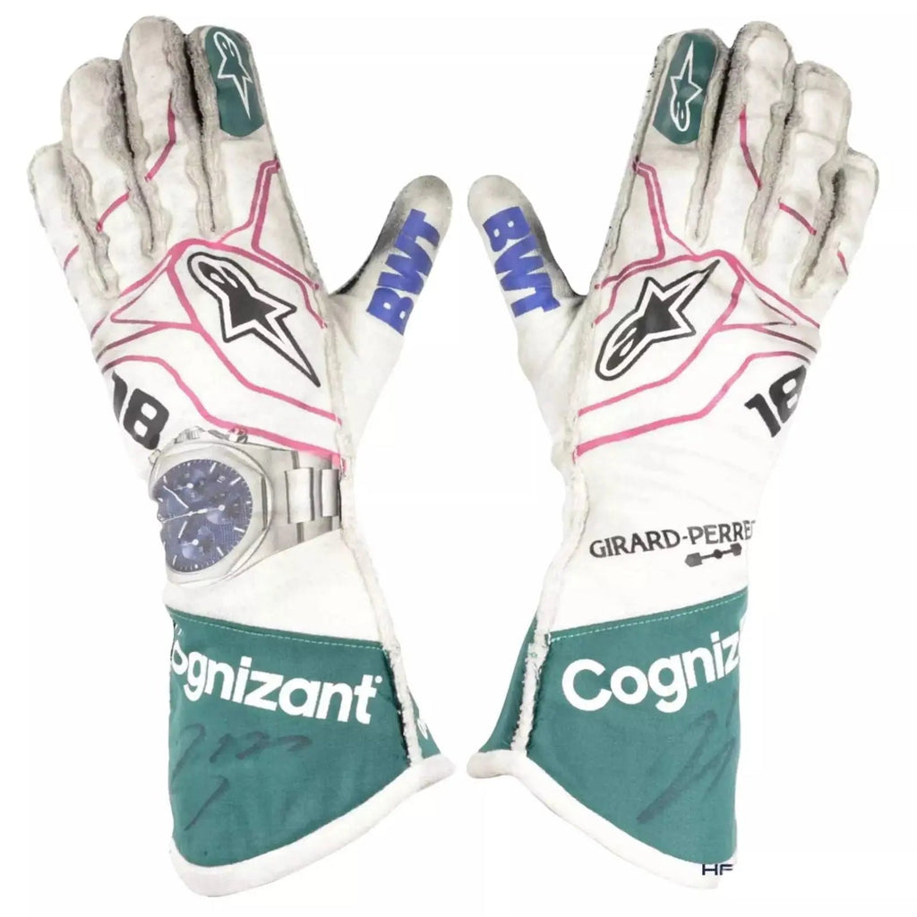 2021 Lance Stroll Aston Martin F1 Racing Gloves