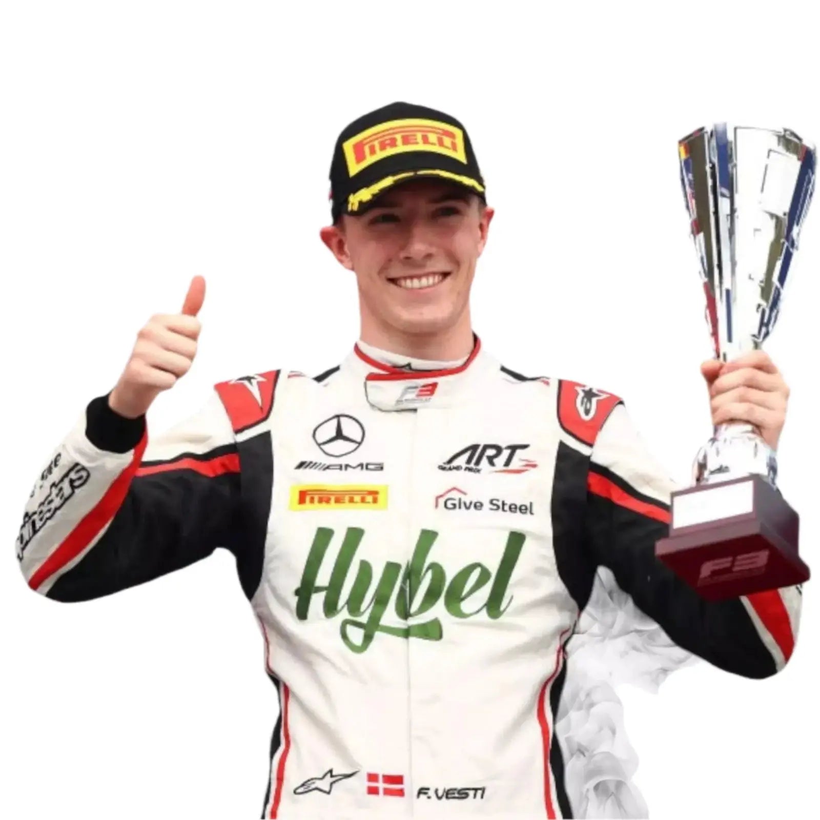 2022 Frederik Vesti Silverstone podium Suit