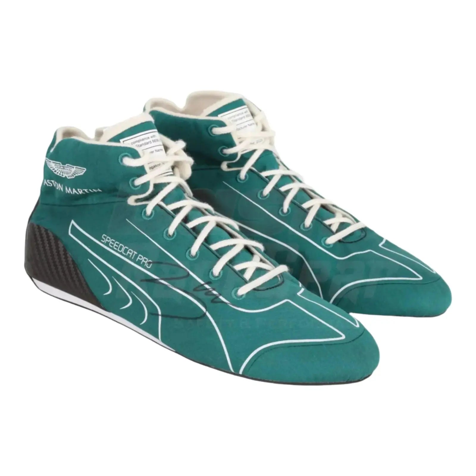 2022 Lance Stroll Aston Martin F1 Race Shoes - Dutch GP 