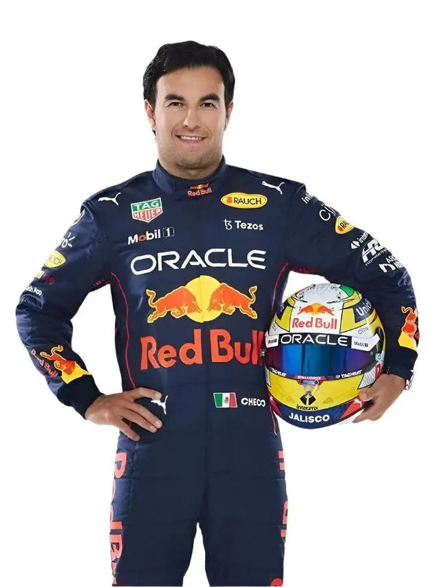 2022 Max Verstappen & Sergio Perez Oracle Red Bull Go-Kart Racing Suit