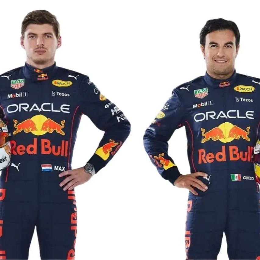 2022 Max Verstappen & Sergio Perez Oracle Red Bull Go-Kart Racing Suit