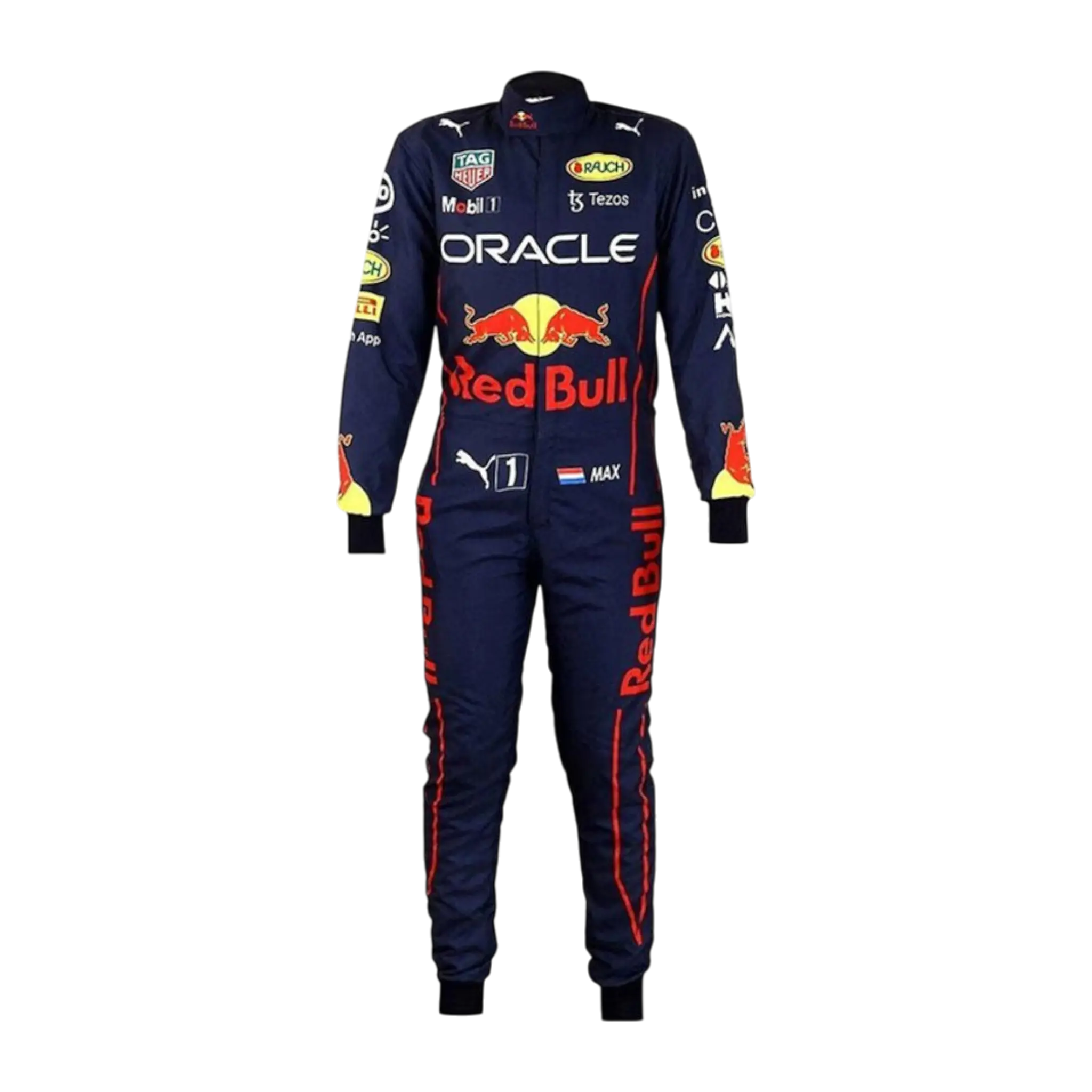 2022 Max Verstappen & Sergio Perez Oracle Red Bull Go-Kart Racing Suit