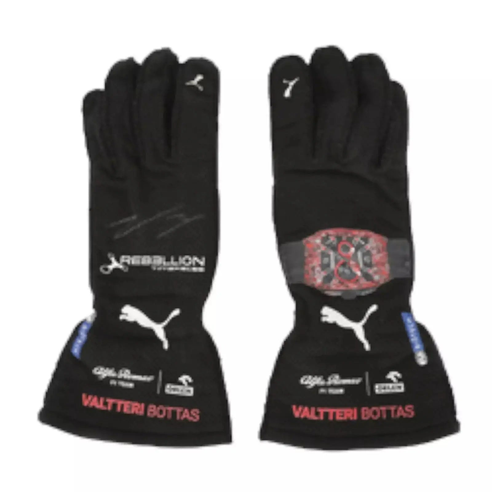 2022 Valtteri Bottas British GP F1 Racing Gloves