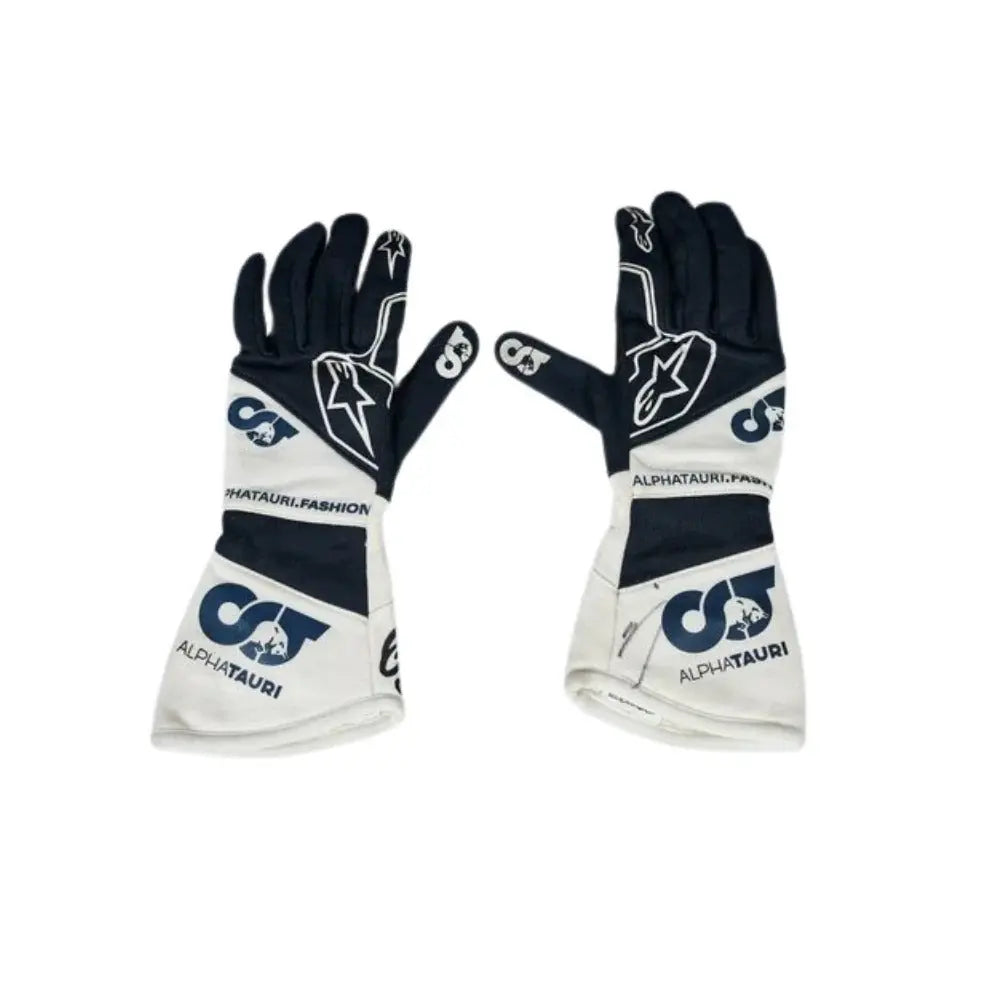 2022 Yuki Tsunoda Scuderia AlphaTauri F1 Race gloves
