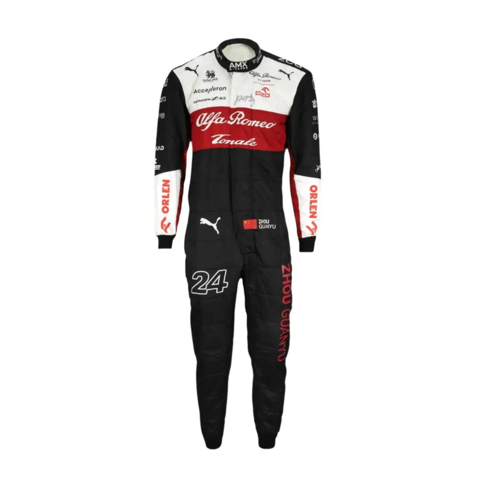 2022 Zhou Guanyu Alfa Romeo F1 Team Race Suit