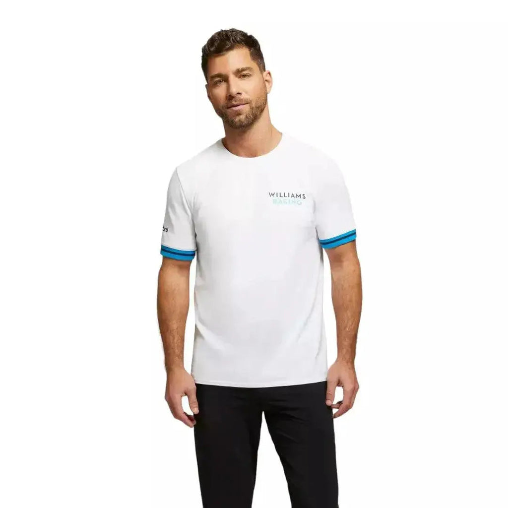 2023 Men's Off Track Presentation Tee White Williams Racing