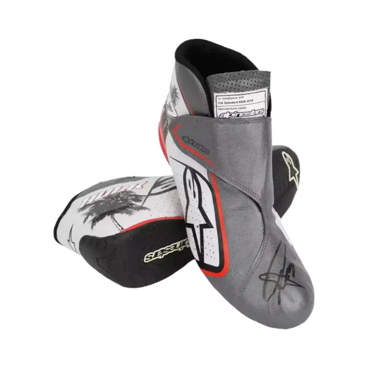 2023 NICO HÜLKENBERG HAAS F1 TEAM WEEKEND WORN RACE BOOTS - MIAMI GP