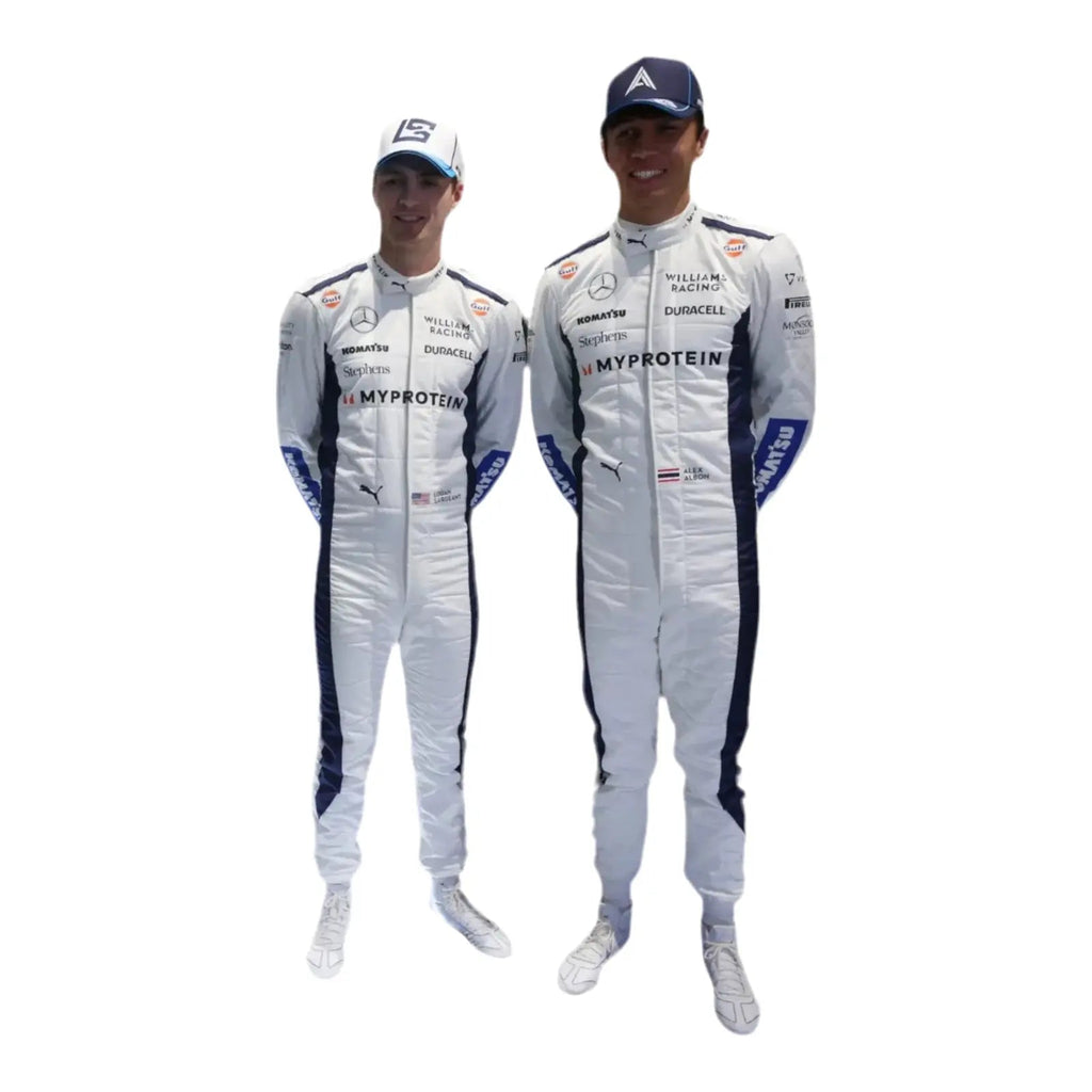 2024 Alex Albon Logan Sargeant Williams F1 Team Race Suit
