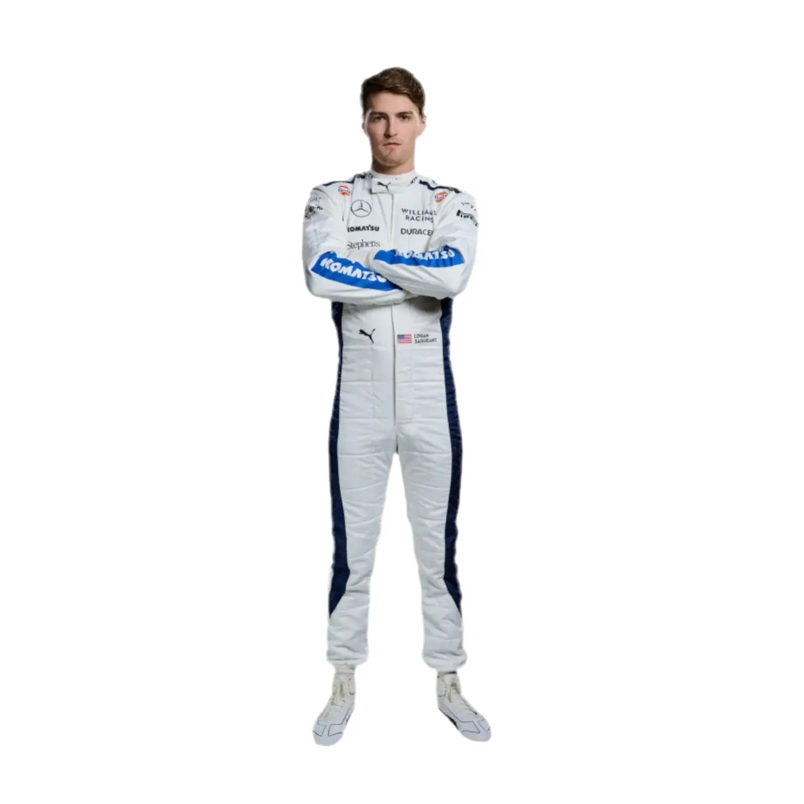 2024 Alex Albon Logan Sargeant Williams F1 Team Race Suit