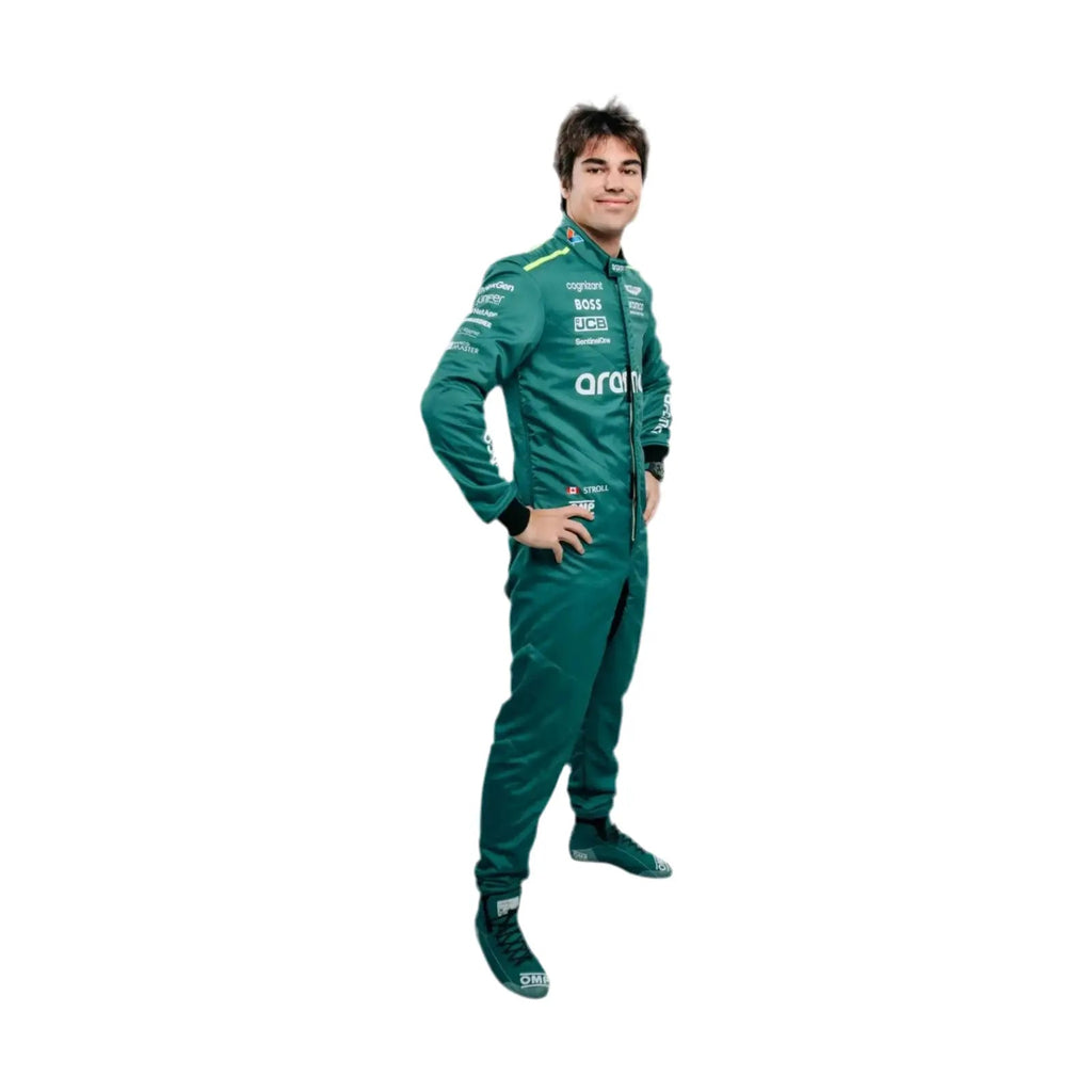 2024 Fernando Alonso & Lance Stroll Replica Race Suit | Aston Martin F1