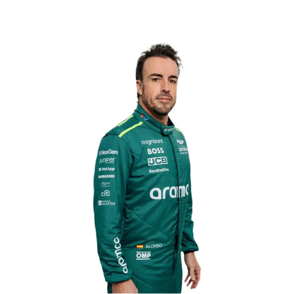 2024 Fernando Alonso & Lance Stroll Replica Race Suit | Aston Martin F1