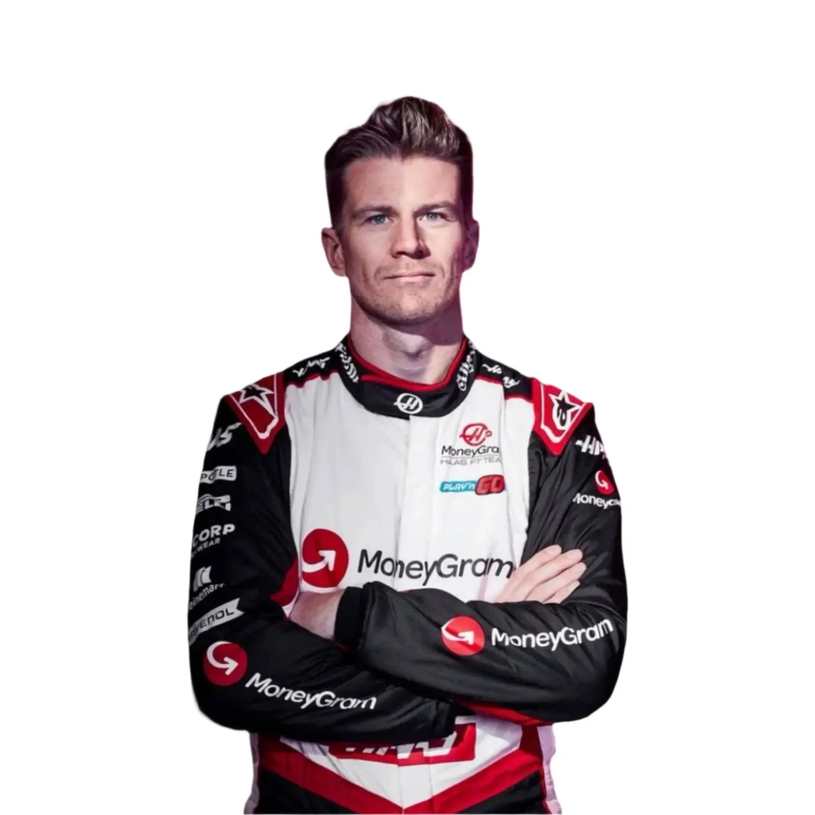 2024 Kevin Magnussen Nico Hulkenberg Haas F1 Team Race Suit
