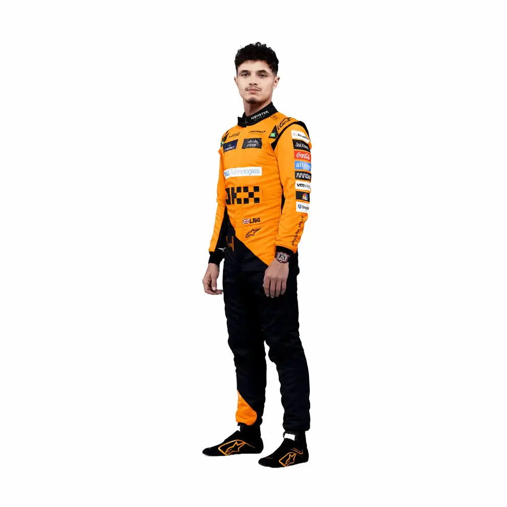 2024 New McLaren Lando Norris F1 Team Race Suit
