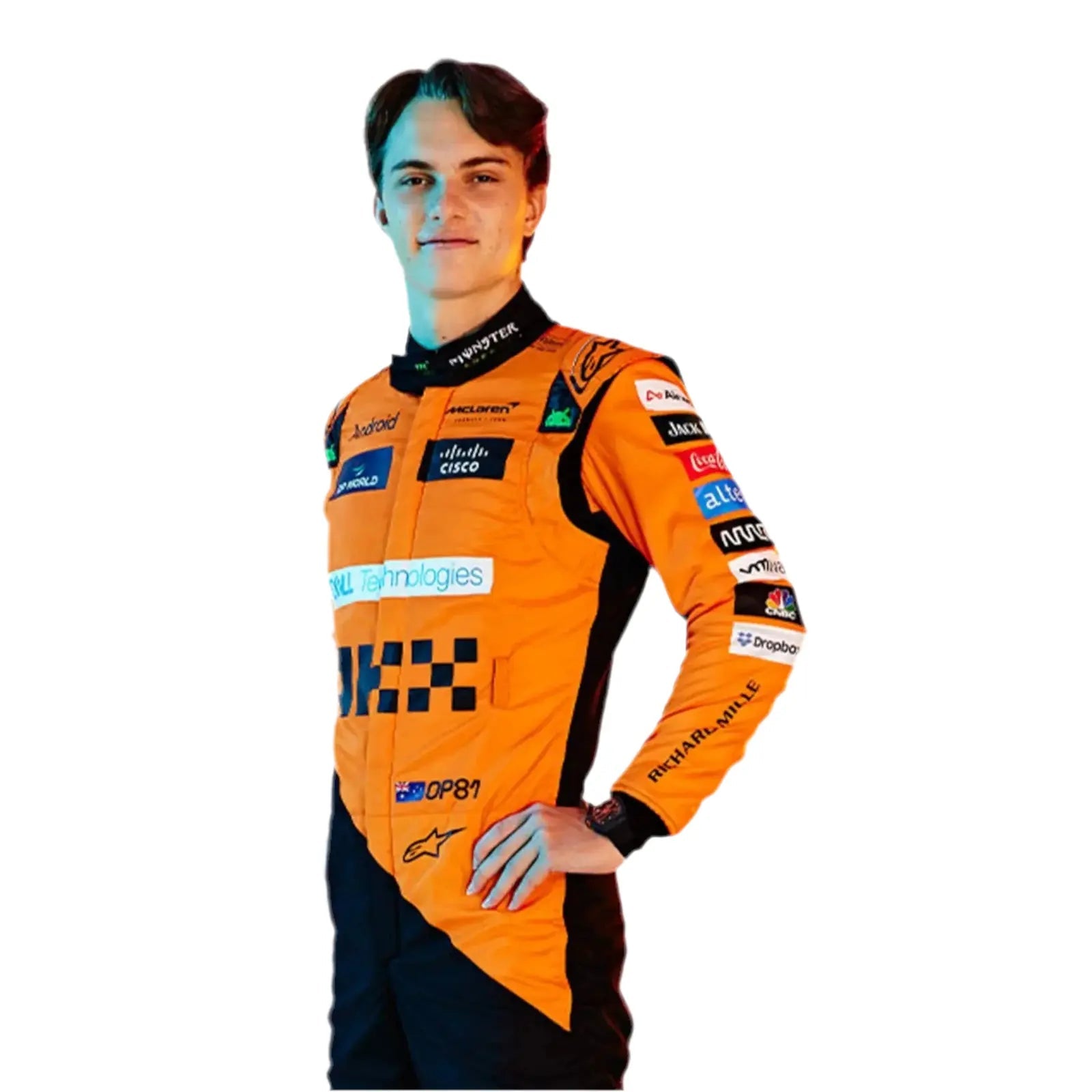 2024 New McLaren Oscar Piastri F1 Team Race Suit