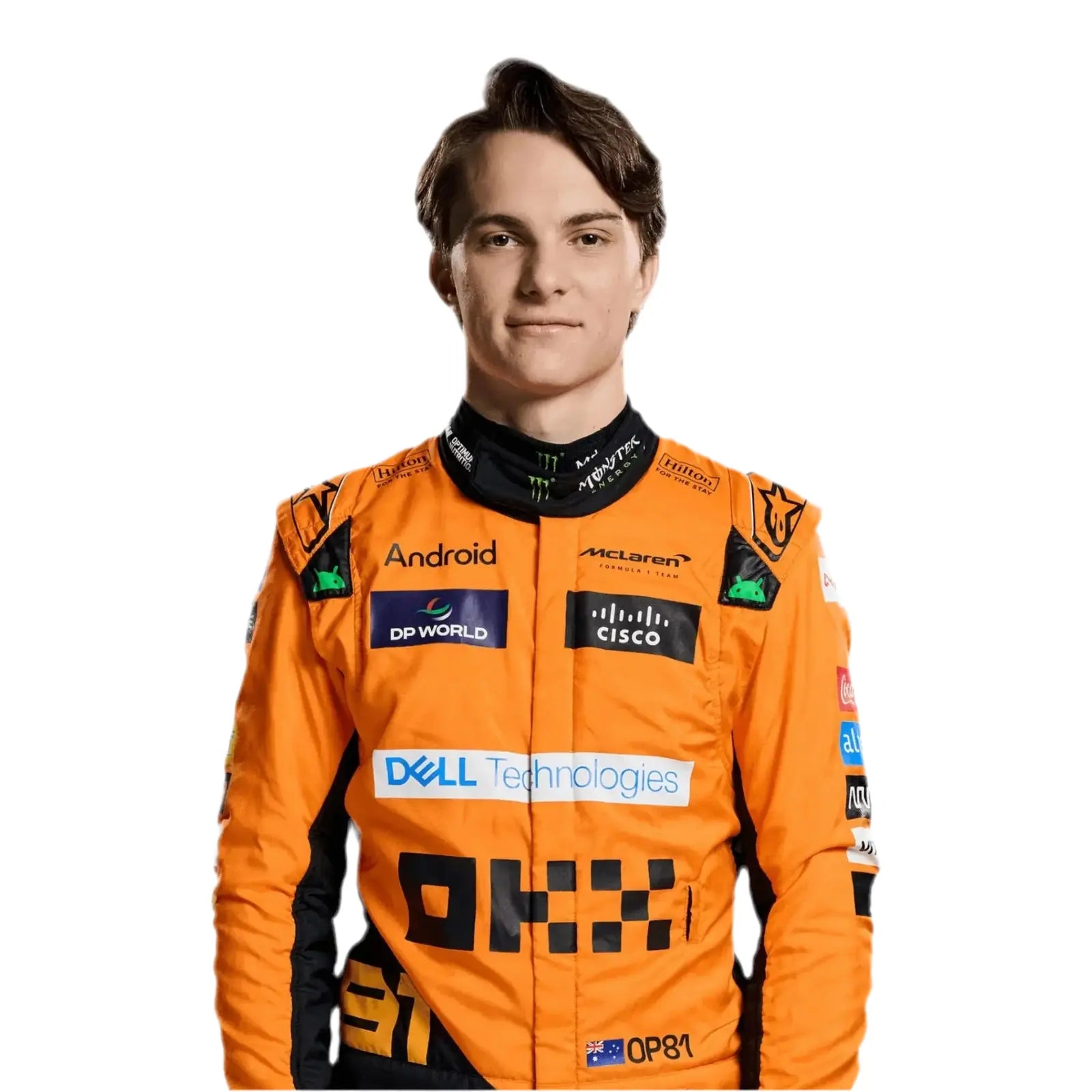 2024 New McLaren Oscar Piastri F1 Team Race Suit