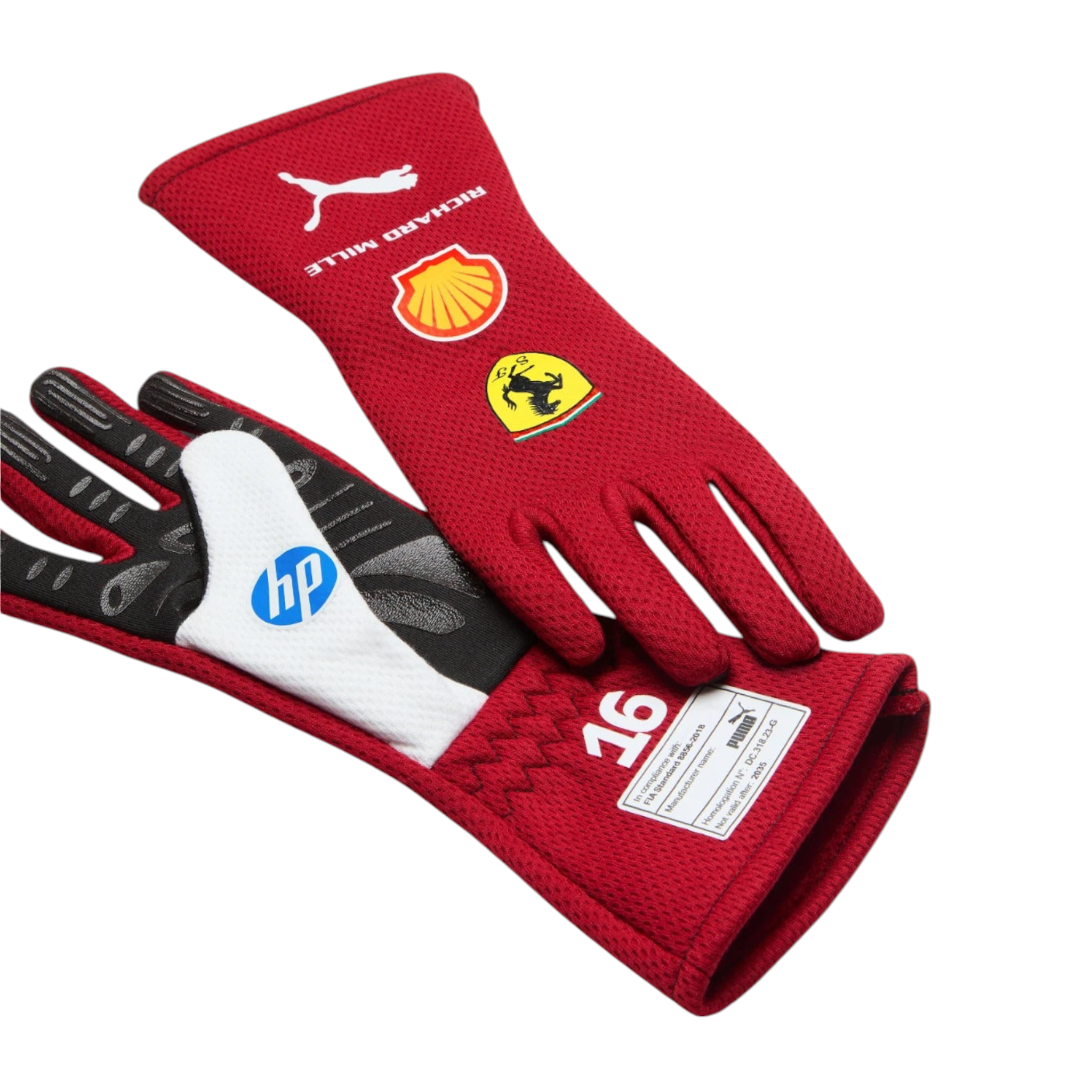 2025 Charles Leclerc Scuderia Ferrari Replica F1 Race Gloves