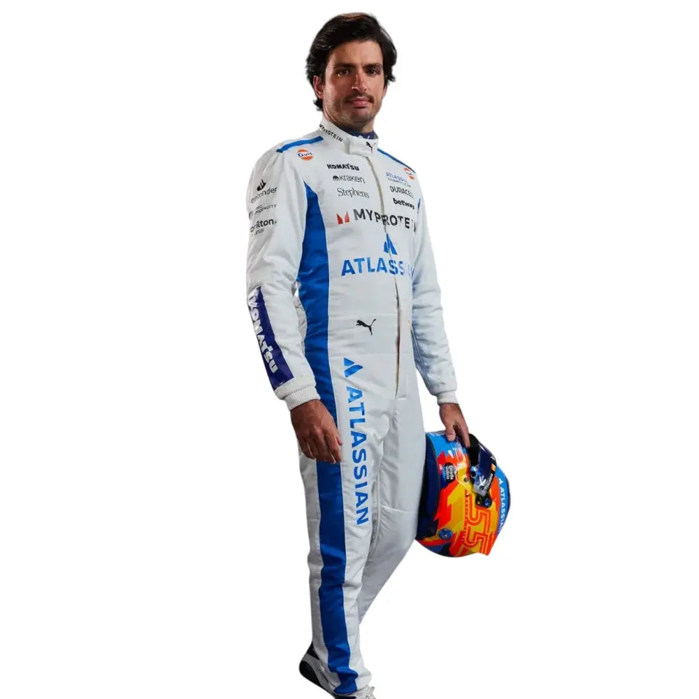 2025 Carlos Sainz Team Williams F1 Racing Suit