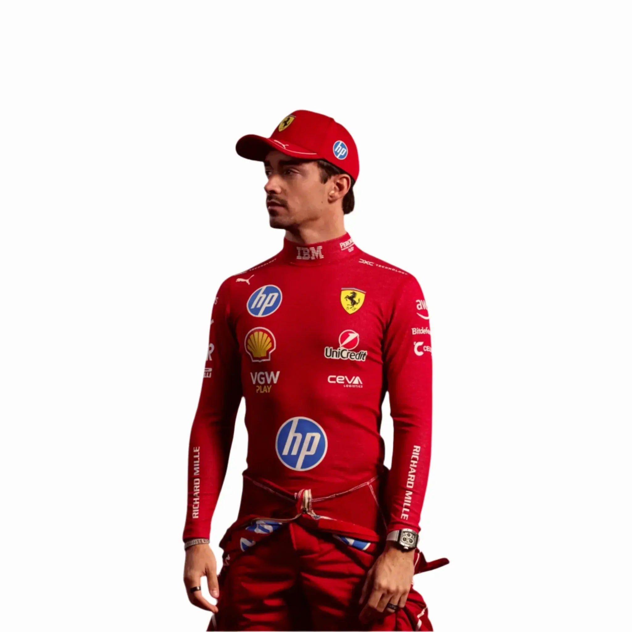2025 Charles Leclerc Ferrari HP Race Suit