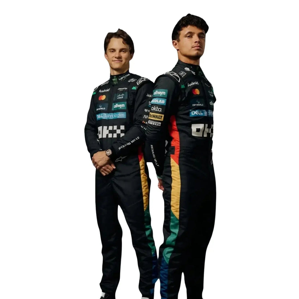 2025 F1 Racing Costume Worn by Lando Norris & Oscar Piastri - Abu dhabi GP