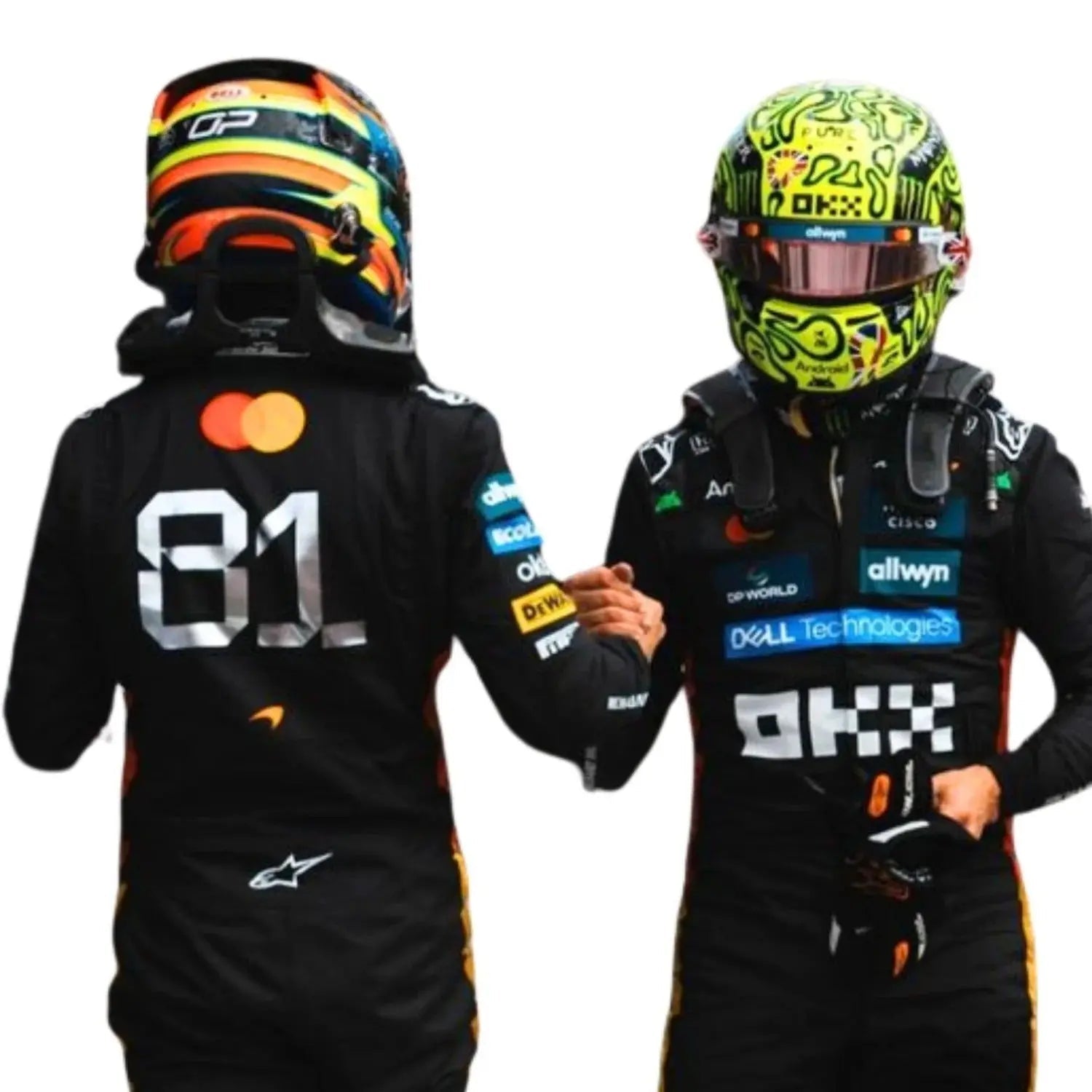 2025 F1 Racing Costume Worn by Lando Norris & Oscar Piastri - Abu dhabi GP