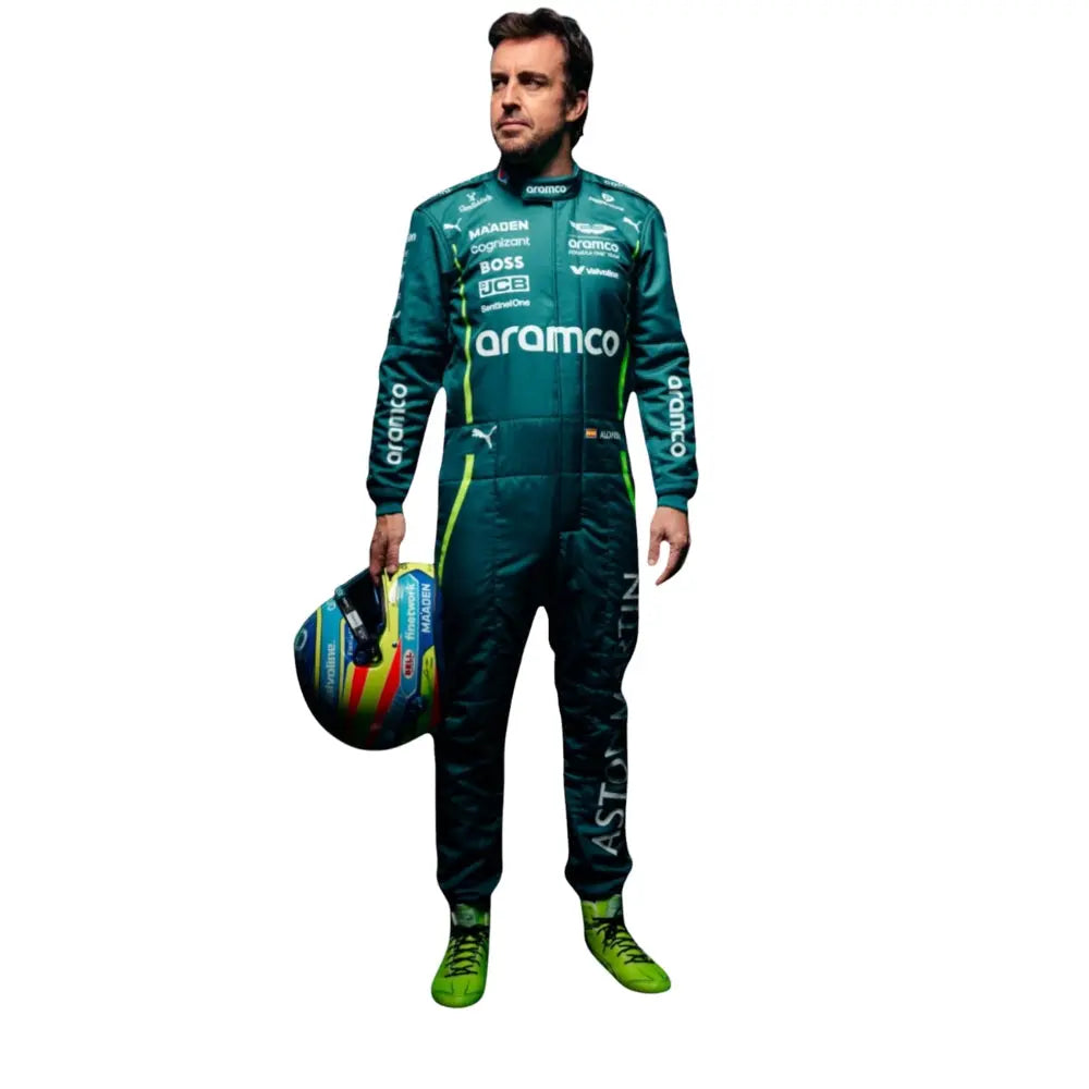 2025 Fernando Alonso Aston Martin F1 Racing Suit
