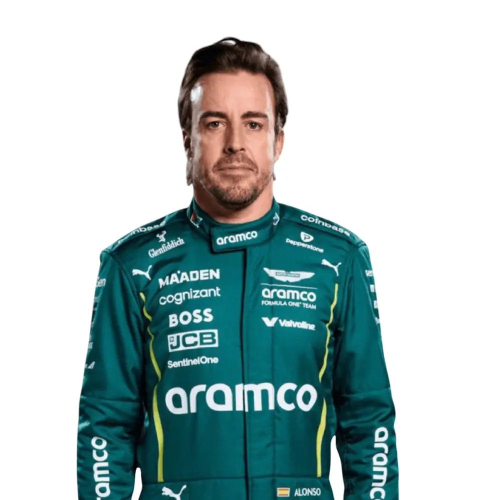 2025 Fernando Alonso Aston Martin F1 Racing Suit