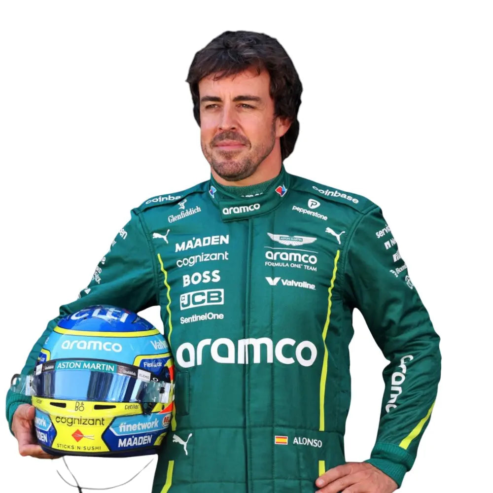2025 Fernando Alonso Aston Martin F1 Racing Suit