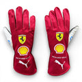 2025 Lewis Hamilton Used and Signed Ferrari Race Gloves