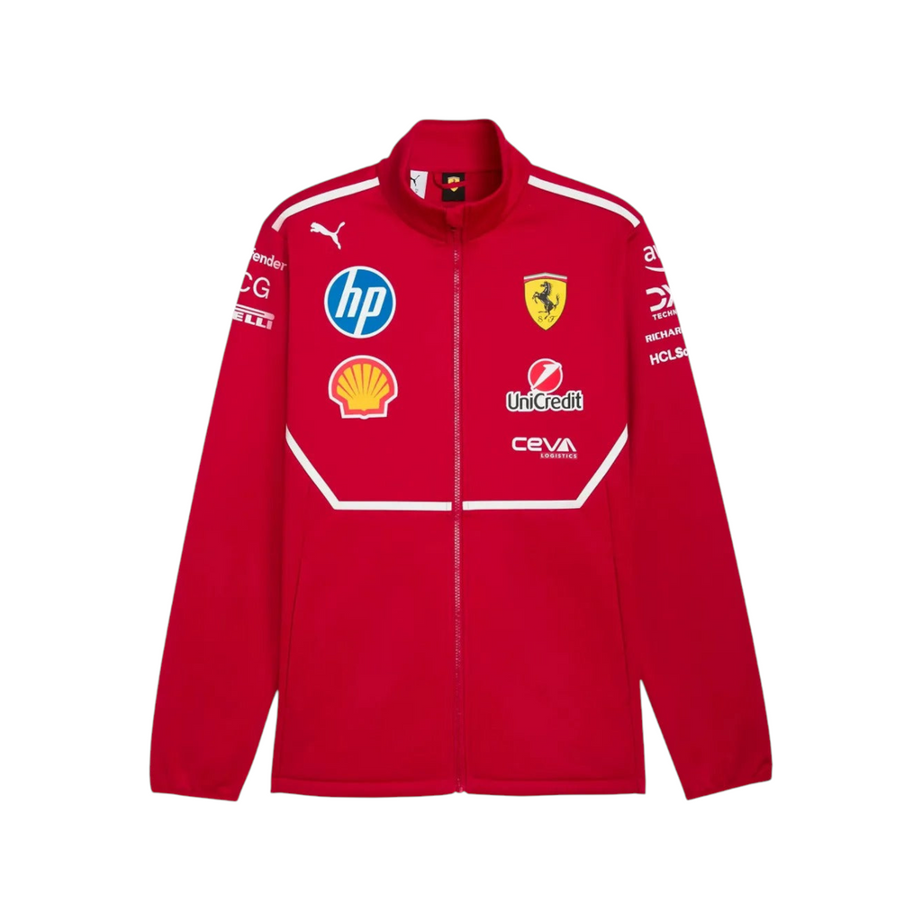 2025 Scuderia Ferrari F1 Team Softshell zip jacket