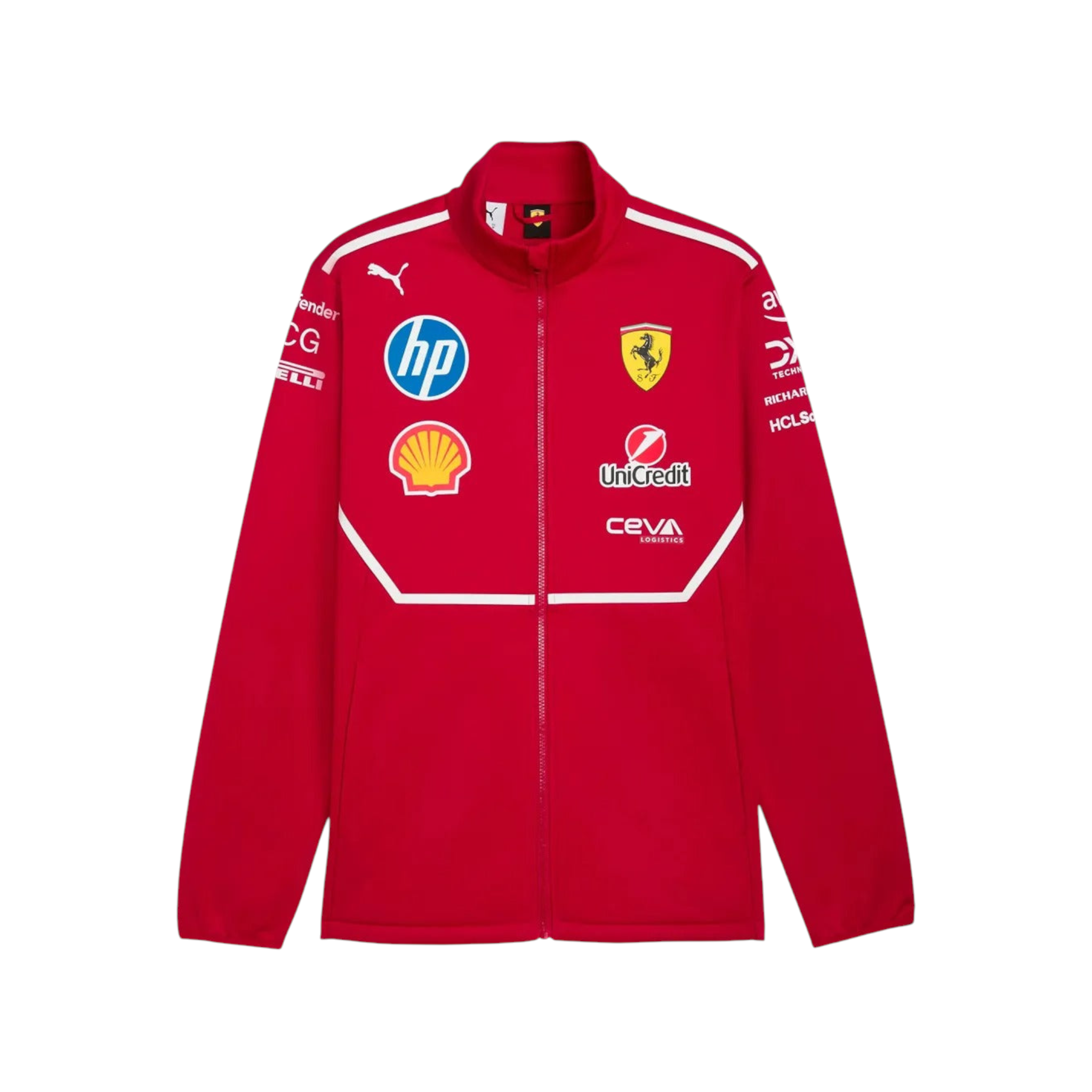 2025 Scuderia Ferrari F1 Team Softshell zip jacket