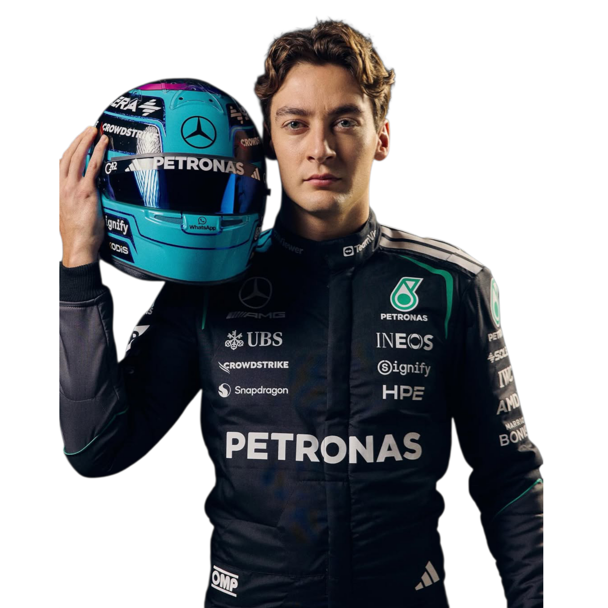 2026 Andrea Kimi Antonelli & George Russell Mercedes Replica Suit