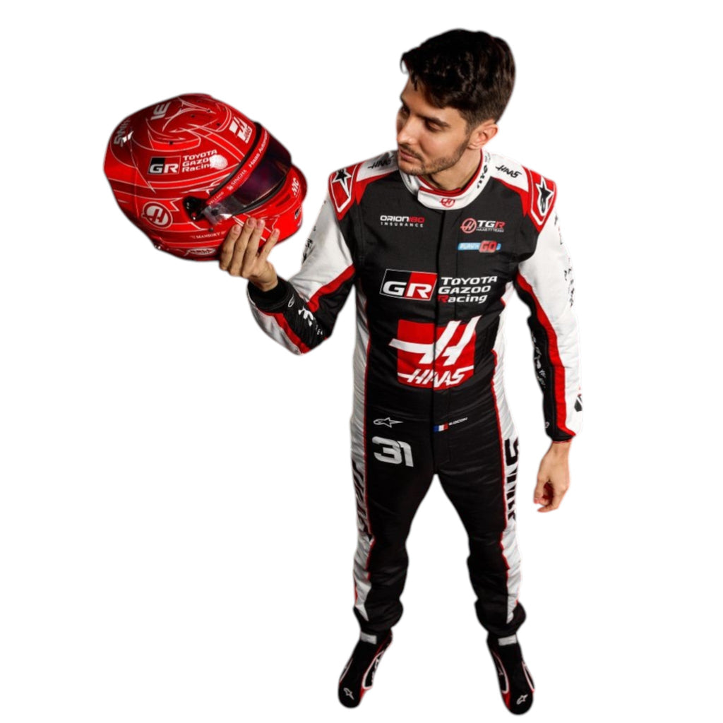 2026 New Esteban Ocon MoneyGram Haas F1 Team Replica Racing Suit