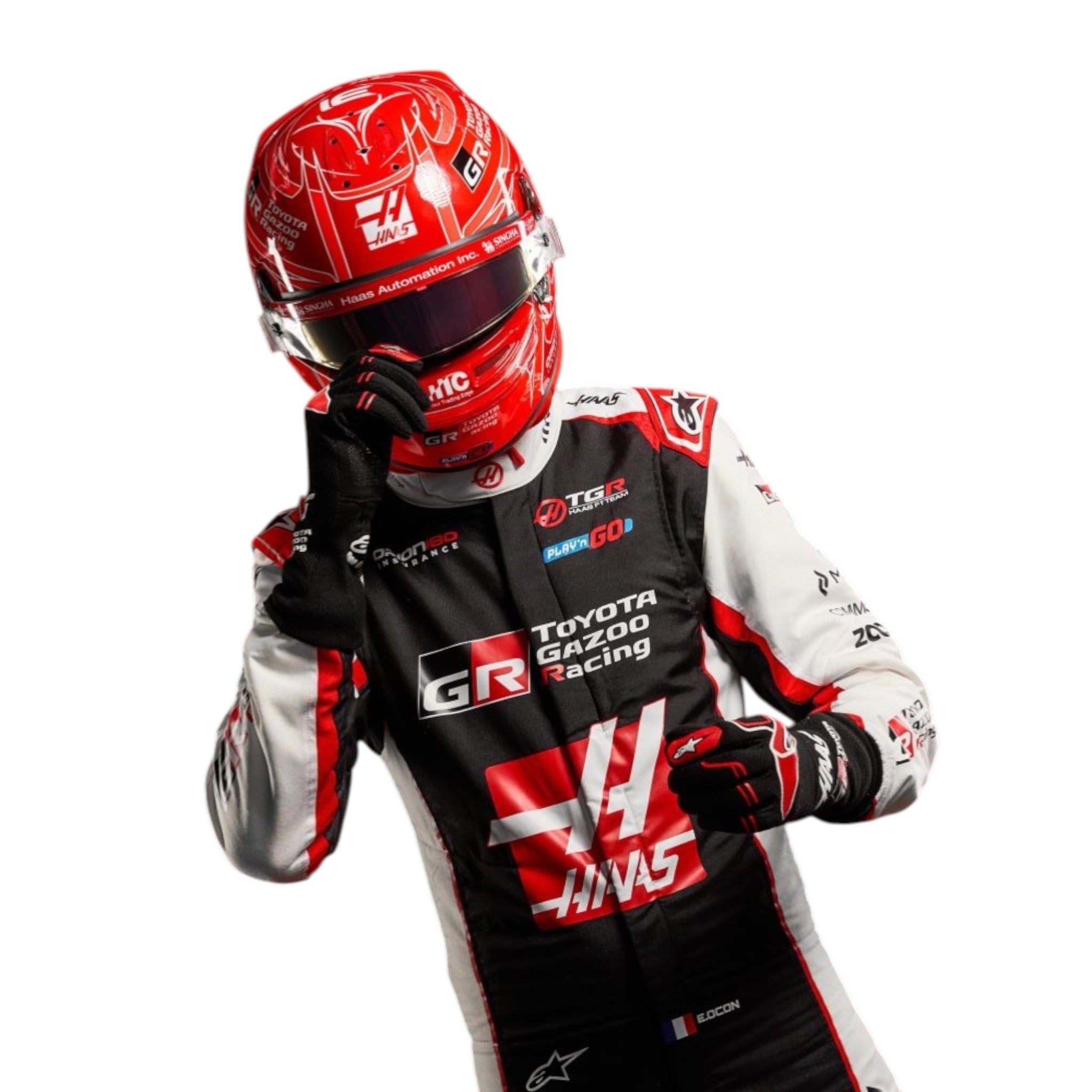 2026 New Esteban Ocon MoneyGram Haas F1 Team Replica Racing Suit